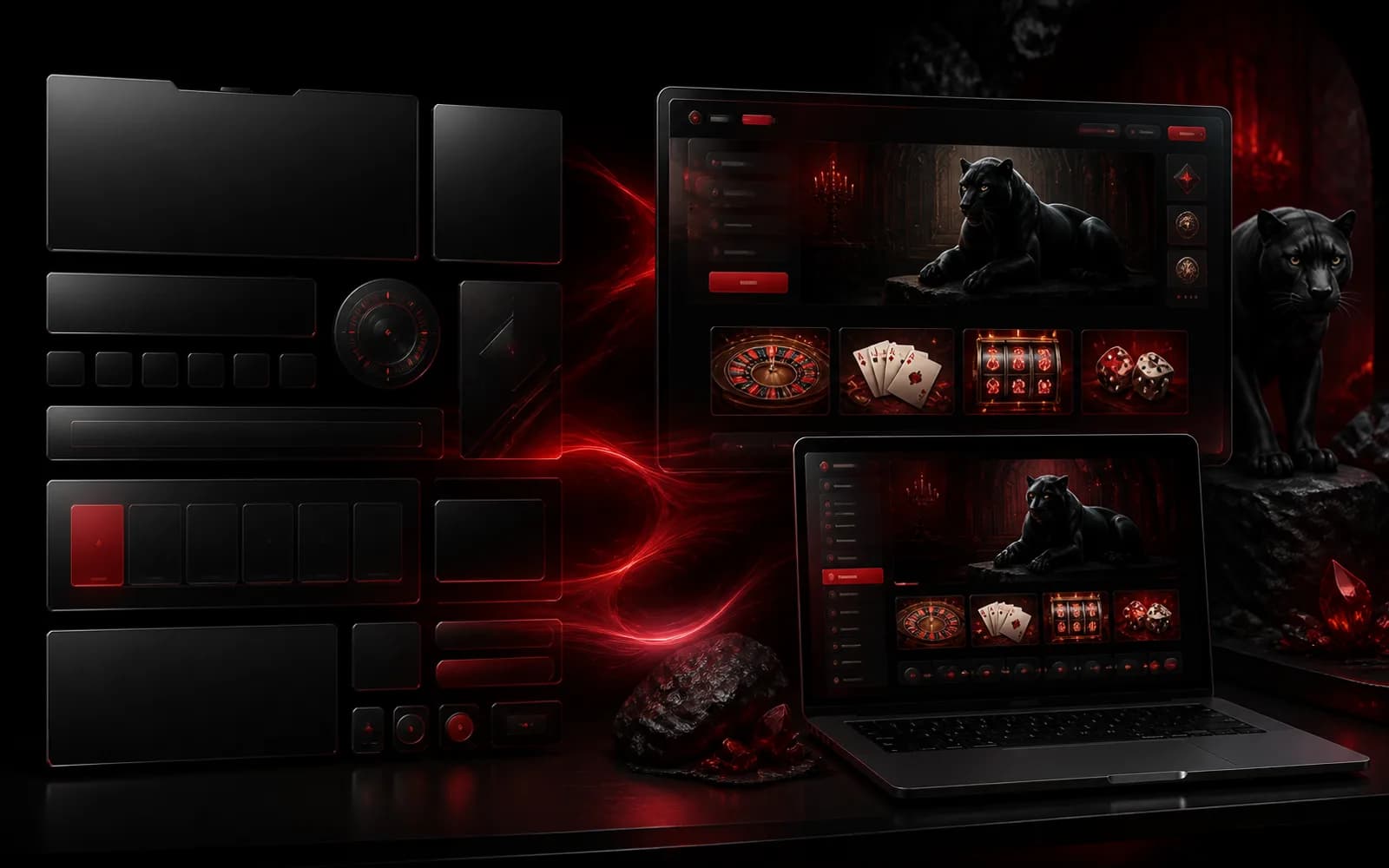White label casino platform being customised for an operator brand